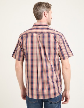 Camisa casual Weekend de algodón manga corta para hombre