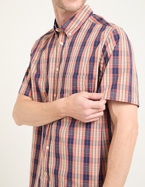 Camisa casual Weekend de algodón manga corta para hombre
