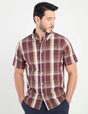 Camisa casual Weekend de algodón manga corta para hombre