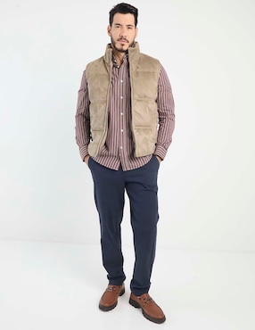 Camisa casual Weekend de algodón manga larga para hombre