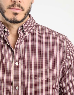 Camisa casual Weekend de algodón manga larga para hombre