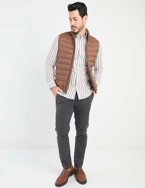 Camisa casual Weekend de algodón manga larga para hombre