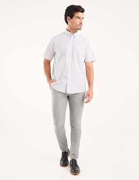 Camisa casual Weekend de algodón manga corta para hombre