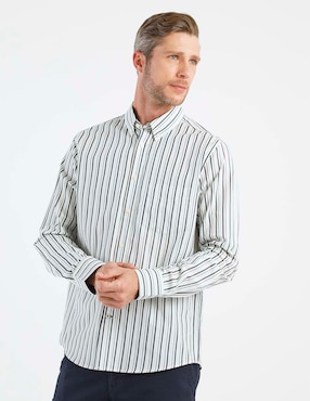 Camisa casual Weekend manga larga para hombre