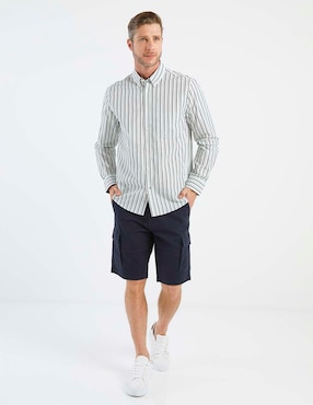 Camisa casual Weekend manga larga para hombre