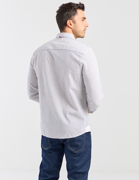 Camisa casual Weekend Premium manga larga para hombre