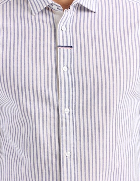 Camisa casual Weekend Premium manga larga para hombre