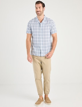 Camisa casual Weekend Premium manga corta para hombre