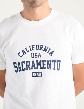 Playera Weekend cuello redondo para hombre