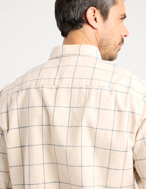 Camisa casual Weekend de algodón manga larga para hombre