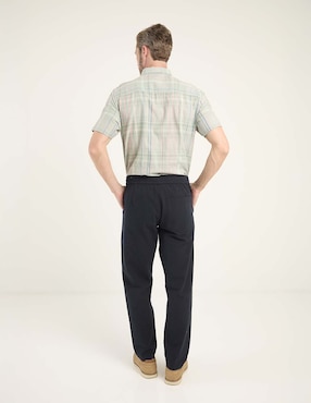 Pantalón recto Weekend de algodón para hombre