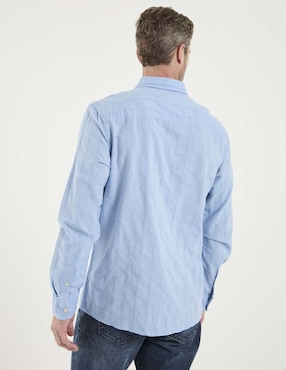 Camisa casual Weekend de algodón manga larga para hombre