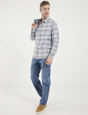Camisa casual Weekend de algodón manga larga para hombre