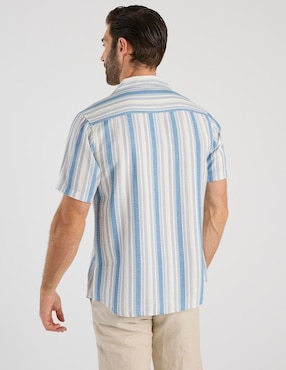 Camisa casual Weekend Premium de algodón manga corta para hombre