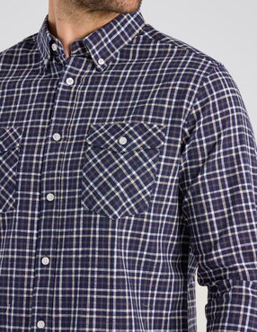 Camisa casual Weekend de algodón manga larga para hombre