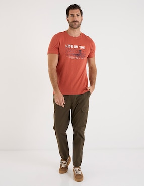 Playera Weekend cuello redondo para hombre