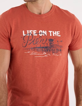 Playera Weekend cuello redondo para hombre