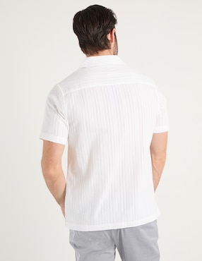 Camisa casual Weekend manga corta para hombre