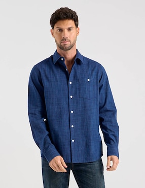 Camisa casual Weekend de algodón manga larga para hombre