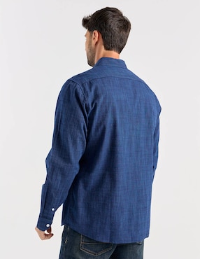 Camisa casual Weekend de algodón manga larga para hombre