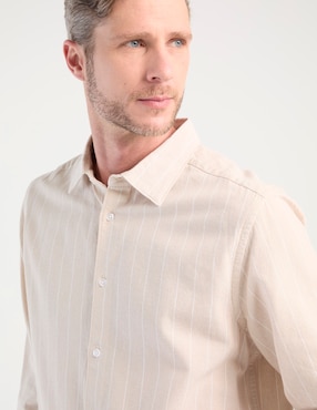 Camisa de vestir Weekend Premium de algodón manga larga para hombre