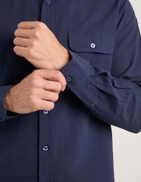 Camisa casual Weekend de algodón manga larga para hombre