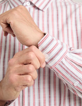 Camisa casual Weekend de algodón manga larga para hombre