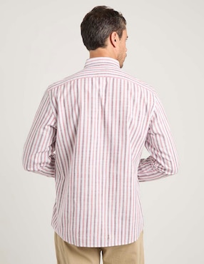 Camisa casual Weekend de algodón manga larga para hombre