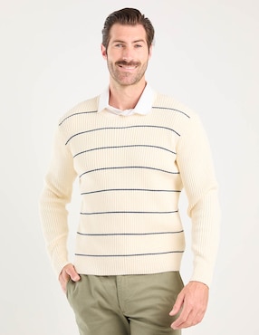 Suéter Weekend Premium cuello redondo para hombre