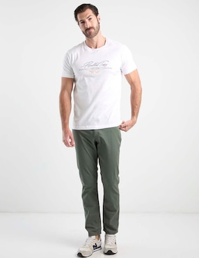 Playera Weekend cuello redondo para hombre
