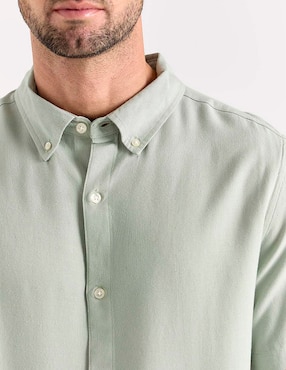 Camisa casual Weekend Premium de algodón manga corta para hombre