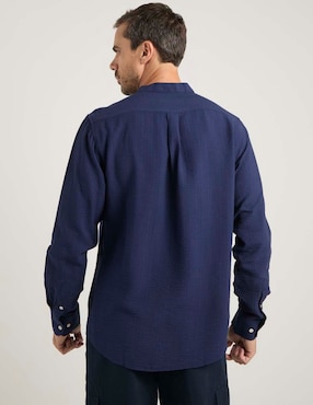 Camisa casual Weekend de algodón manga larga para hombre
