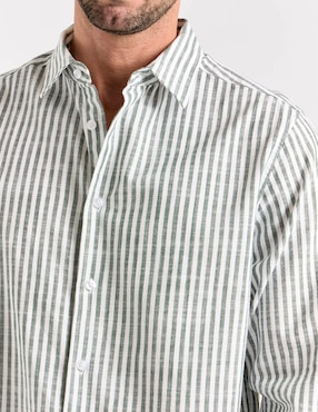 Camisa casual Weekend de algodón manga larga para hombre