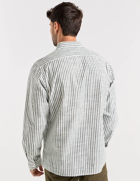 Camisa casual Weekend de algodón manga larga para hombre