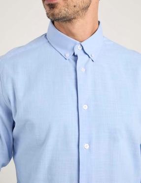 Camisa casual Weekend de algodón manga larga para hombre