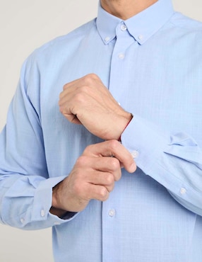 Camisa casual Weekend de algodón manga larga para hombre