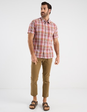 Camisa casual Weekend manga corta para hombre
