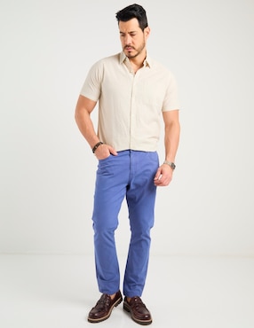 Pantalón casual chino straight Weekend Premium para hombre