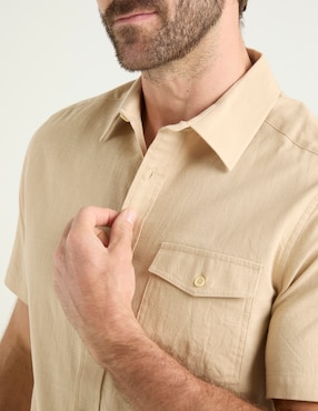 Camisa casual Weekend manga corta para hombre