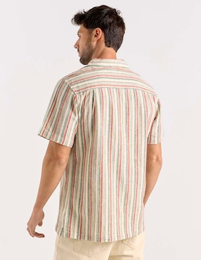 Camisa casual Weekend de algodón manga corta para hombre