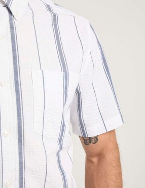Camisa casual Weekend de algodón manga corta para hombre