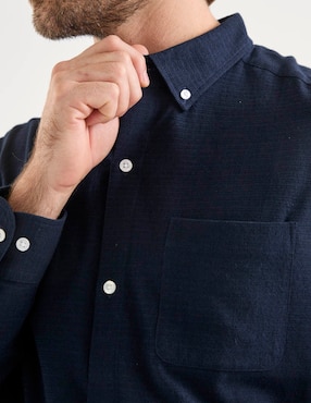 Camisa casual Weekend Premium manga larga para hombre