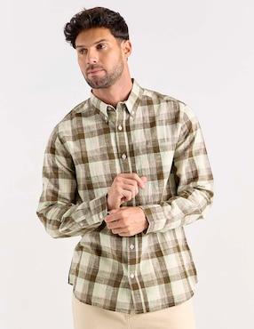 Camisa casual Weekend manga larga para hombre