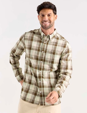 Camisa casual Weekend manga larga para hombre