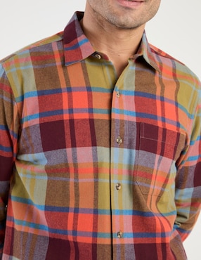 Camisa casual Weekend de algodón manga larga para hombre