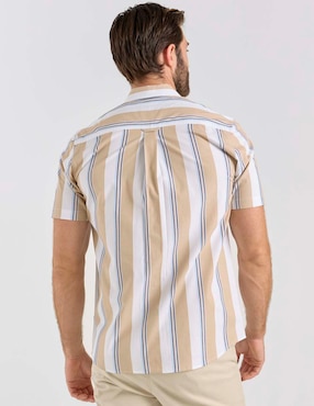 Camisa casual Weekend de algodón manga corta para hombre
