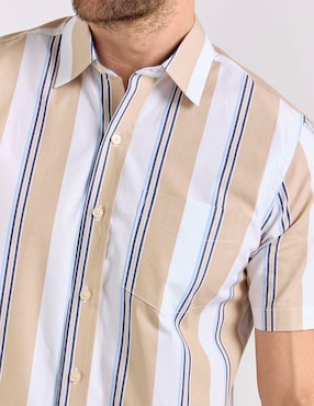Camisa casual Weekend de algodón manga corta para hombre