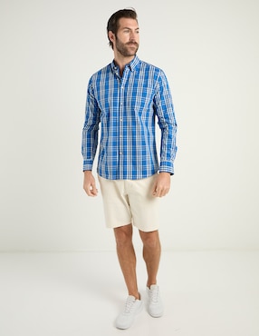 Camisa casual Weekend de algodón manga larga para hombre