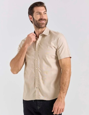 Camisa casual Weekend manga corta para hombre