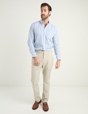 Camisa casual Weekend de algodón manga larga para hombre